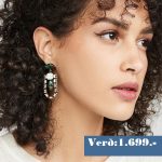 Eyrnalokkar grænir eðal steinar